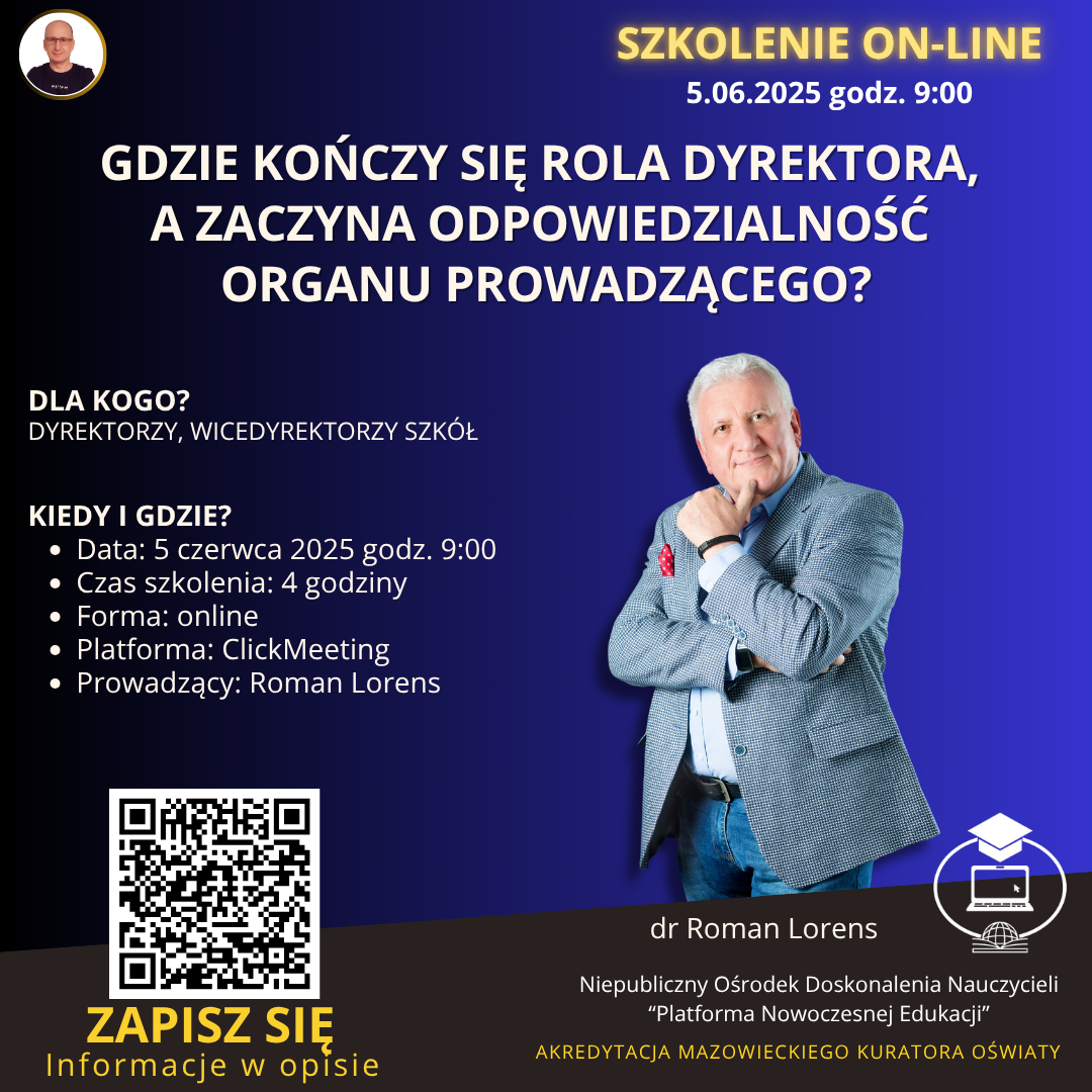 Gdzie kończy się rola dyrektora, a zaczyna odpowiedzialność organu prowadzącego?