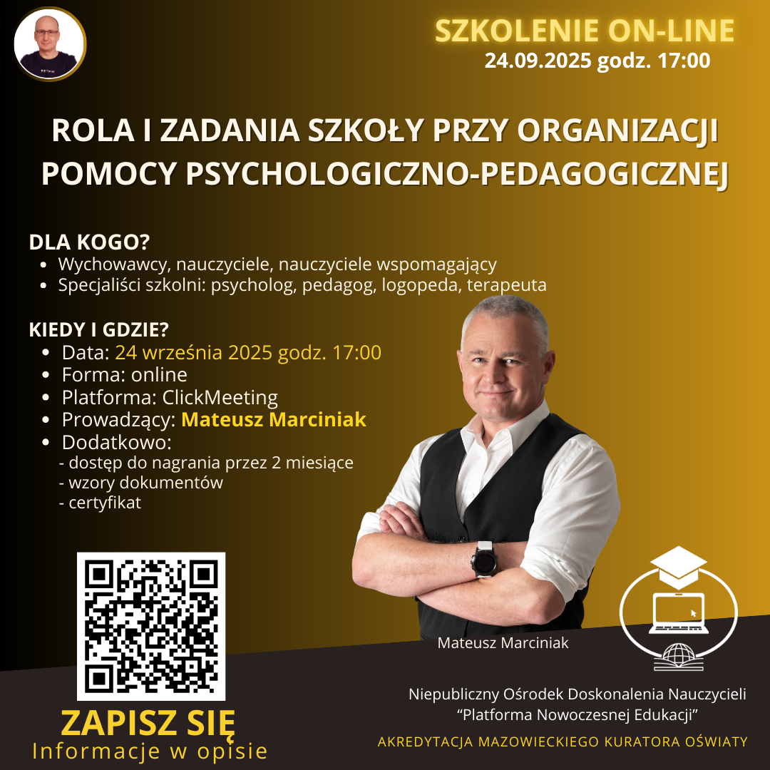 Rola i zadania szkoły przy organizacji pomocy psychologiczno-pedagogicznej.
