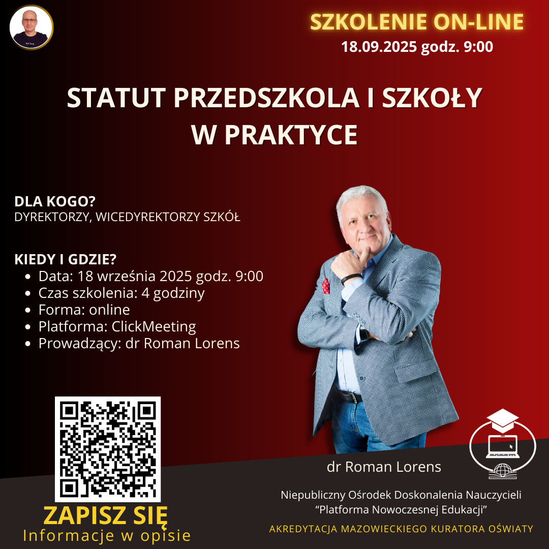 Statut przedszkola i szkoły w praktyce.