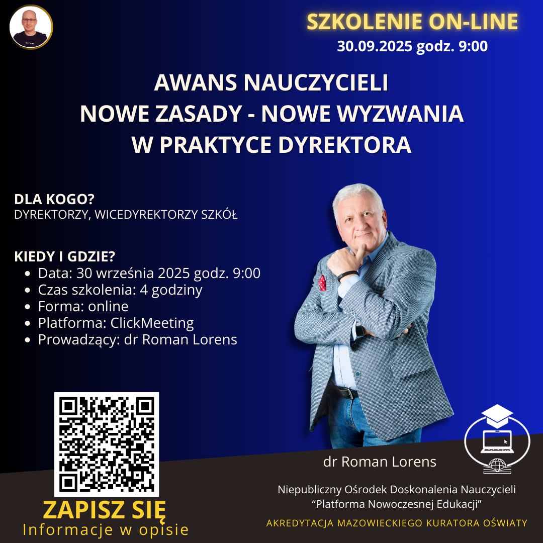 Awans nauczycieli: Nowe zasady - nowe wyzwania w praktyce.