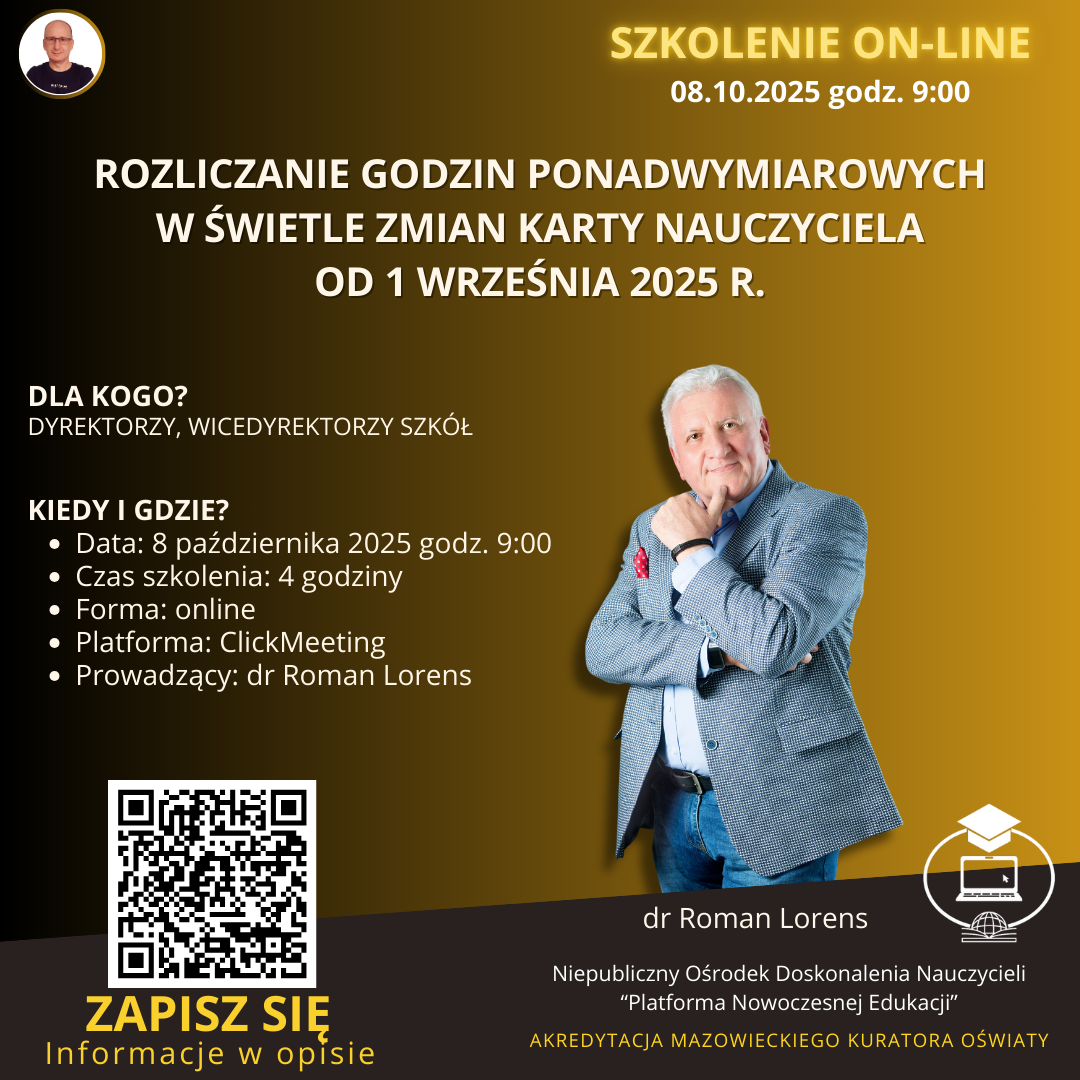 Rozliczanie godzin ponadwymiarowych w świetle zmian Karty Nauczyciela od 1 września 2025 r.