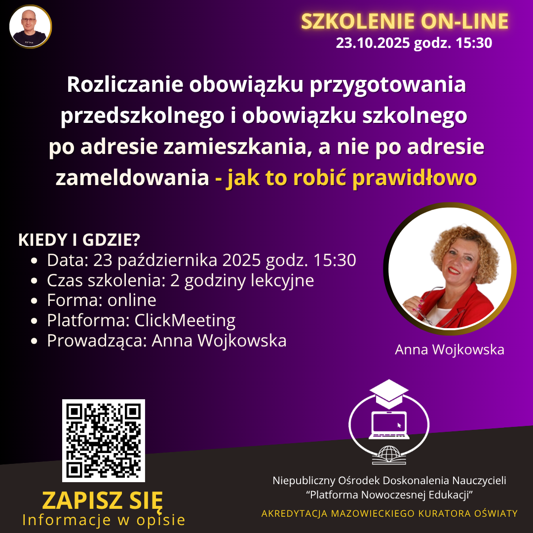 Rozliczanie obowiązku przygotowania przedszkolnego i obowiązku szkolnego według adresu zamieszkania, a nie zameldowania – jak robić to prawidłowo.