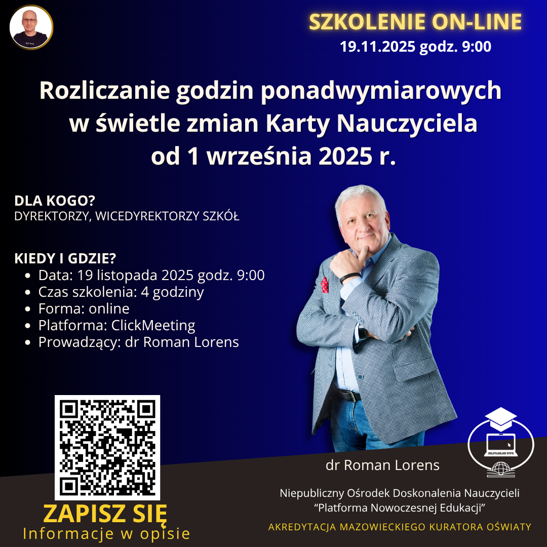 Rozliczanie godzin ponadwymiarowych w świetle zmian Karty Nauczyciela od 1 września 2025 r.