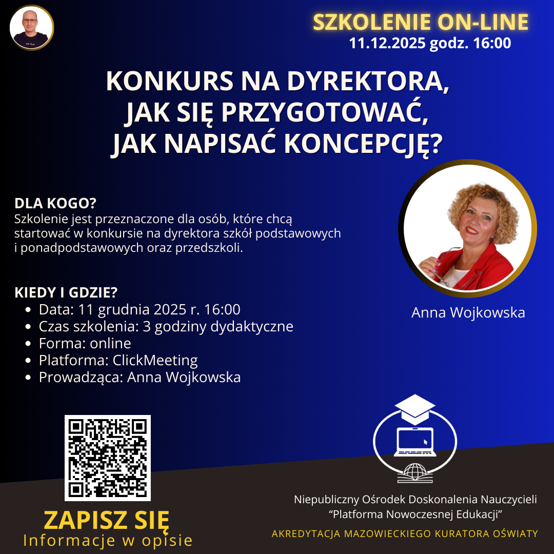 Konkurs na dyrektora, jak się przygotować, jak napisać koncepcję?