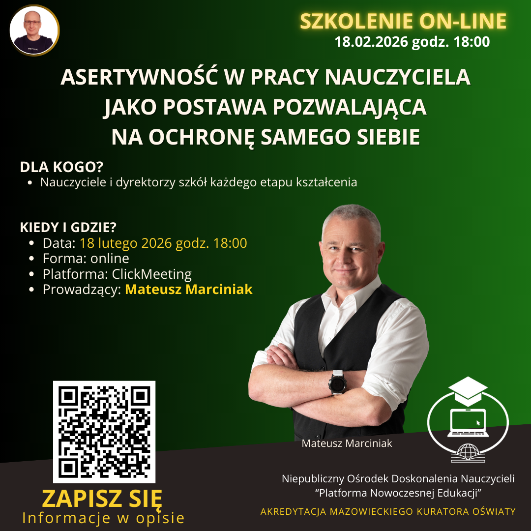 Asertywność w pracy nauczyciela jako postawa pozwalająca na ochronę samego siebie.