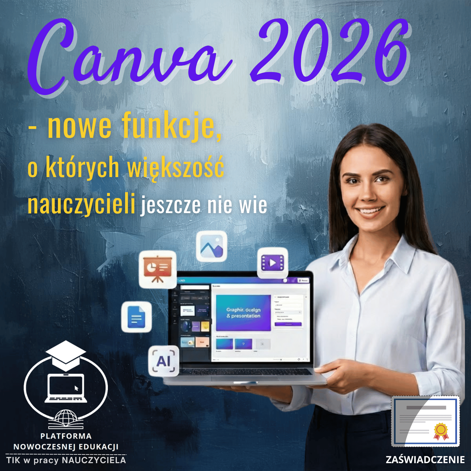 Canva 2026 – nowe funkcje, o których większość nauczycieli jeszcze nie wie
